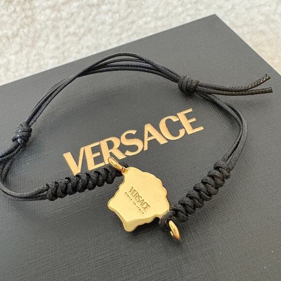 Versace Medusa Black and Gold Bracelet - Picture 3 of 3